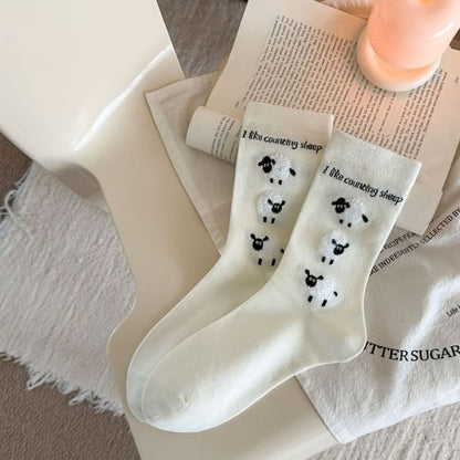 Sheep Patterned Socks