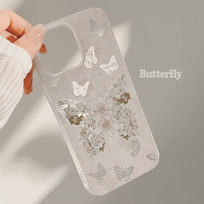 Case Floral Butterfly Phone