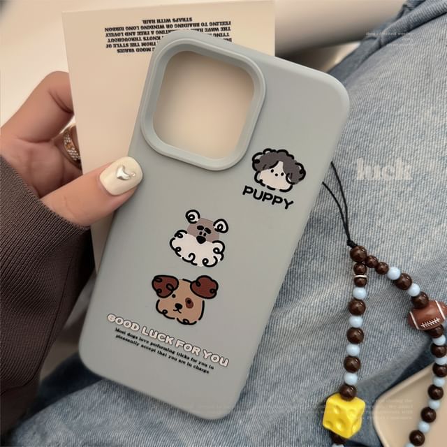 Dog Set Bead Case / Phone Strap