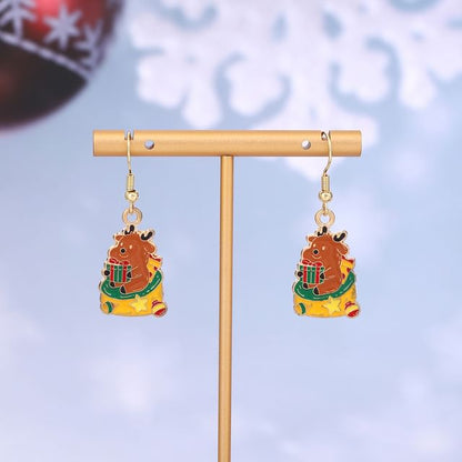 Christmas Cartoon Alloy Drop Earring