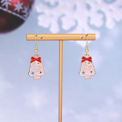 Christmas Cartoon Alloy Drop Earring