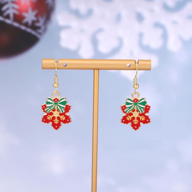 Christmas Cartoon Alloy Drop Earring