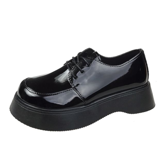 Platform Lace Up Shoes