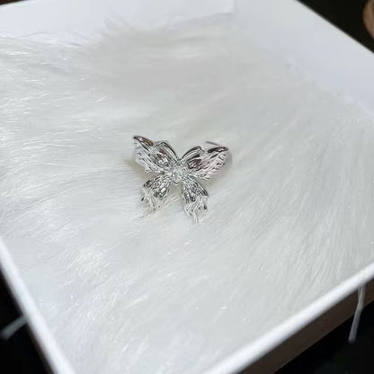 / Set Open Butterfly Ring