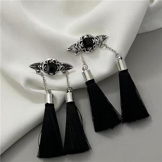 Drop / Tassel Set Earring Rhinestone Stick Hair