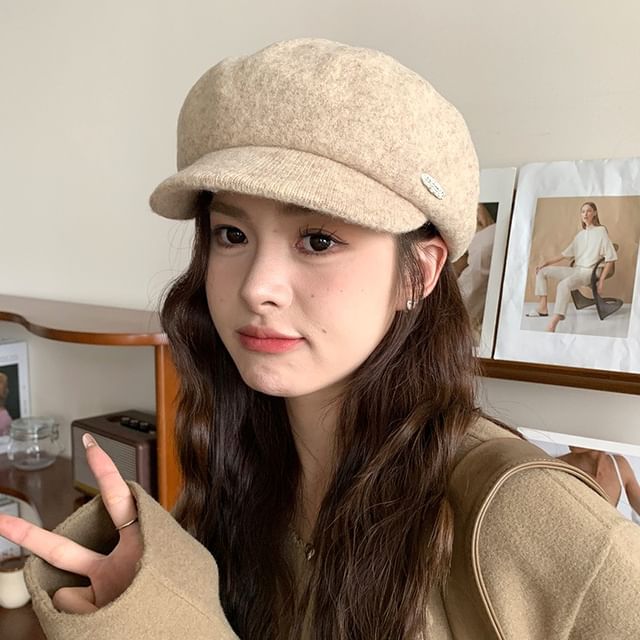 Metal Newsboy Plate Cap