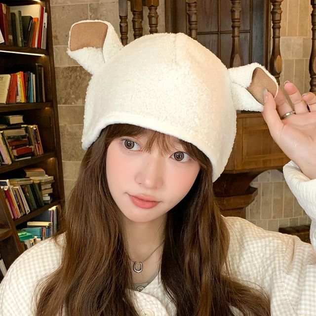 Fleece Ear Sheep Hat