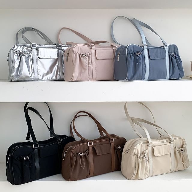 Multi-Pocket Bag Tote Drawstring