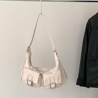 Shoulder Multi-Pocket Bag Buckled
