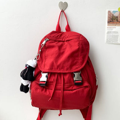 Buckled Backpack Multi-Pocket