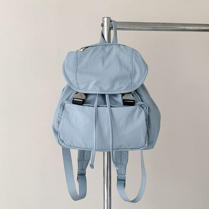 Buckled Backpack Multi-Pocket