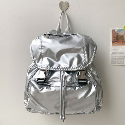 Buckled Backpack Multi-Pocket