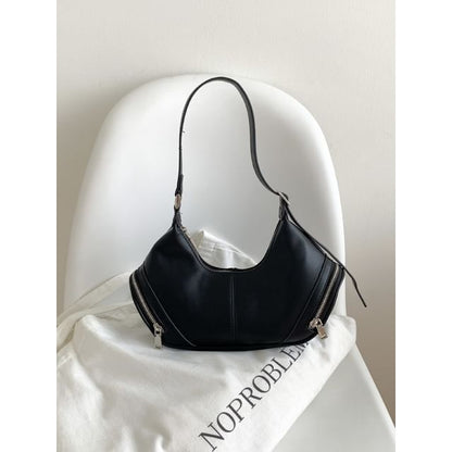 Denim Shoulder Bag Multi-Pocket