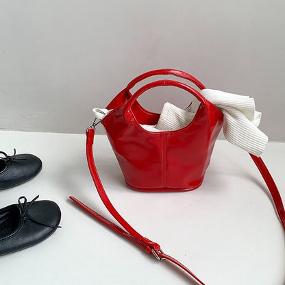 Leather Faux Crossbody Bag