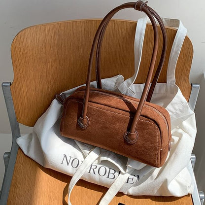 Faux Shoulder Bag Suede