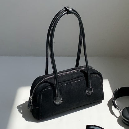 Faux Shoulder Bag Suede