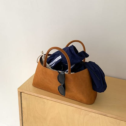 Tote Faux Bag Suede