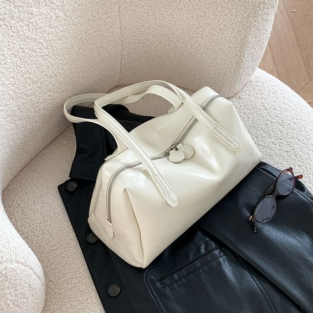 Bag Tote Leather Faux