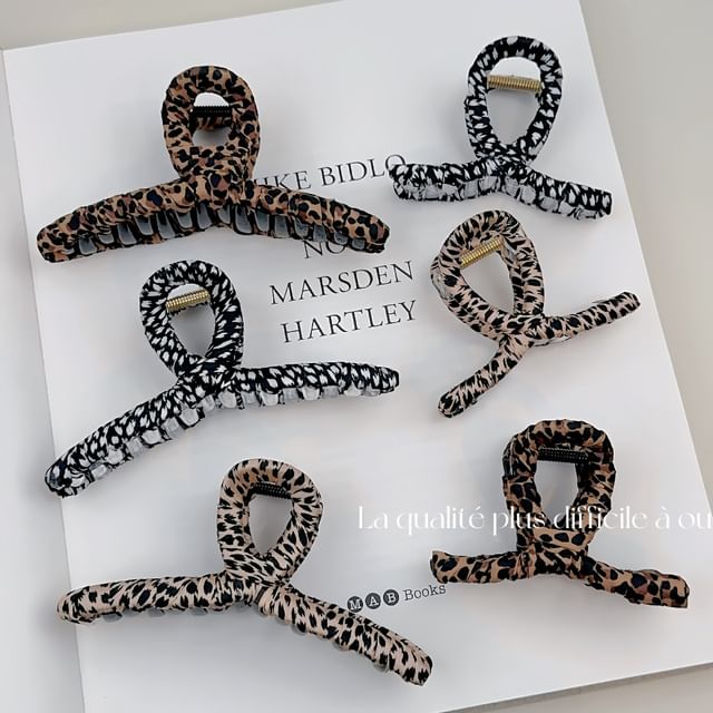 Leopard Print Hair Claw