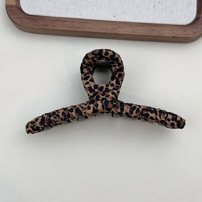 Leopard Print Hair Claw