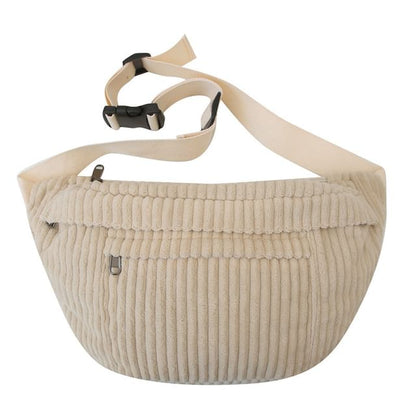 Plain Bag Belt Corduroy