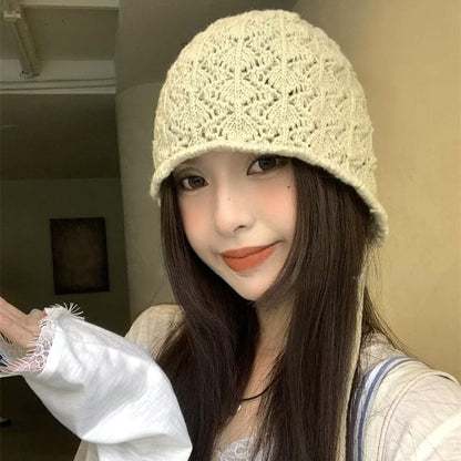 Plain Beanie Crochet Knit