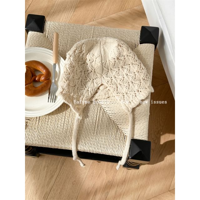 Plain Beanie Crochet Knit