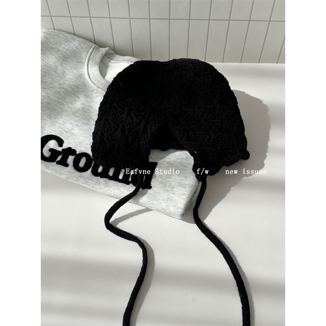 Plain Beanie Crochet Knit