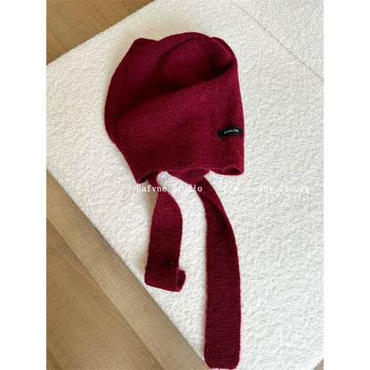 Hat Bonnet Cat Knit Ear