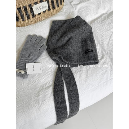 Hat Bonnet Cat Knit Ear