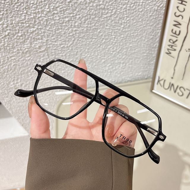 Hexagon Frame Eyeglasses