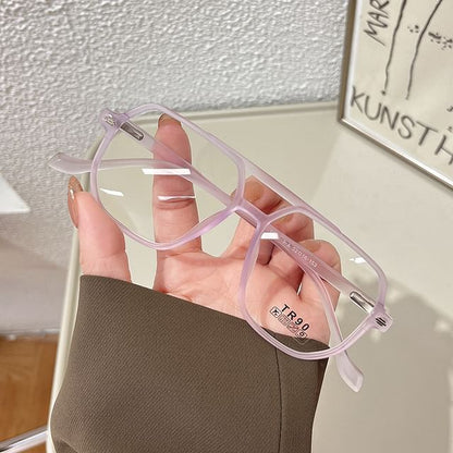 Hexagon Frame Eyeglasses