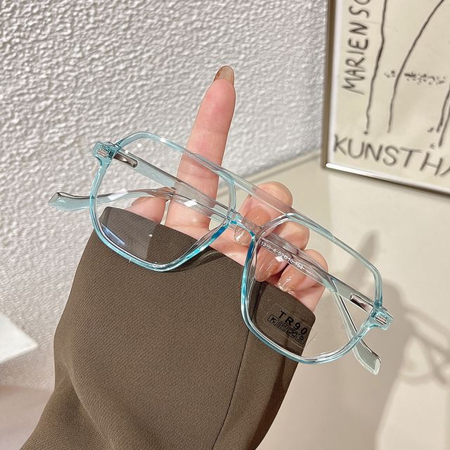 Hexagon Frame Eyeglasses