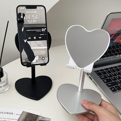 Heart Retractable Plastic Desktop Phone Stand