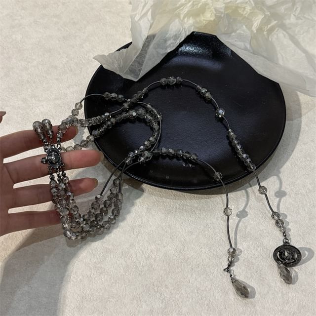 Necklace Layered Beaded