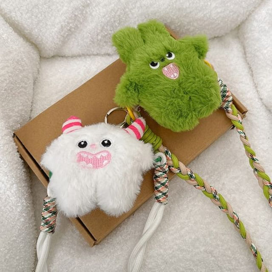 Monster Phone Clip Lanyard Plush On