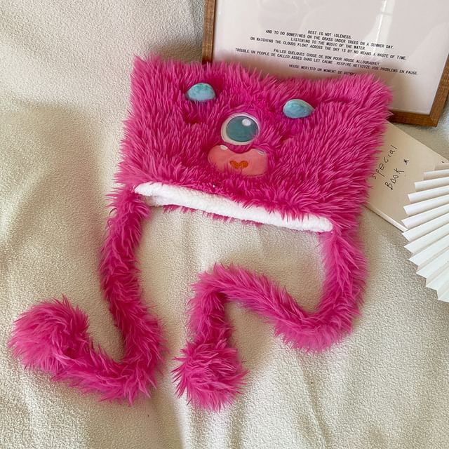 Cartoon Monster Fluffy Hat