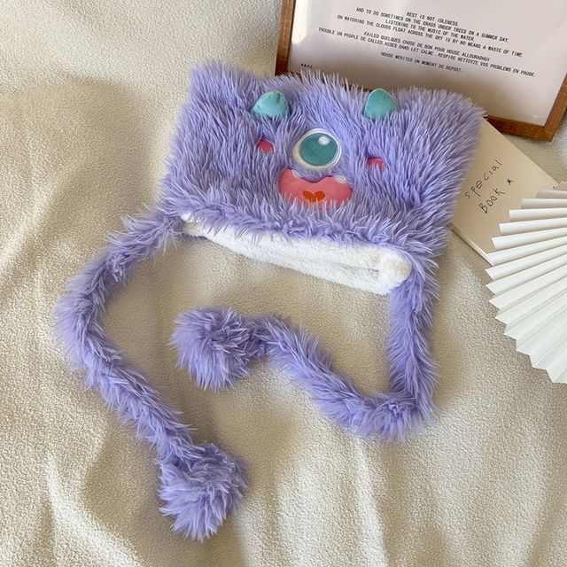 Cartoon Monster Fluffy Hat