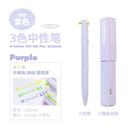 3 in 1 Multicolor Pen