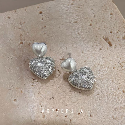 Clip-On / Earring Drop Heart