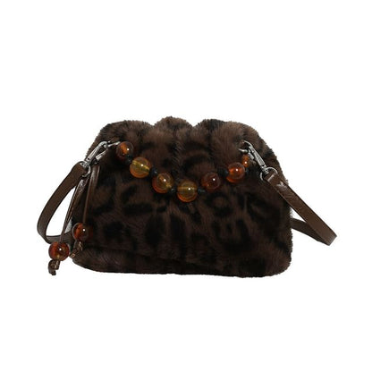 Crossbody Bag Fluffy Beaded