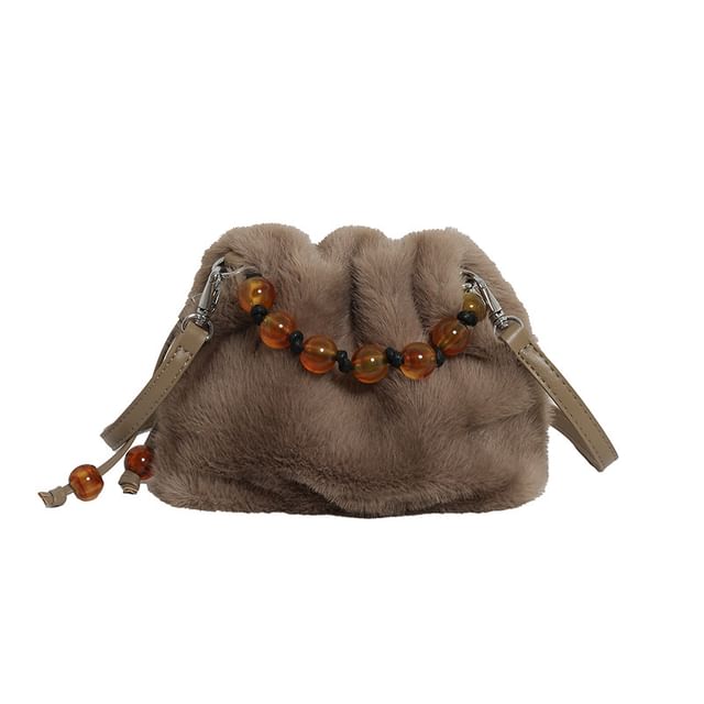 Crossbody Bag Fluffy Beaded
