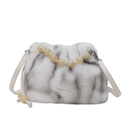 Crossbody Bag Fluffy Beaded