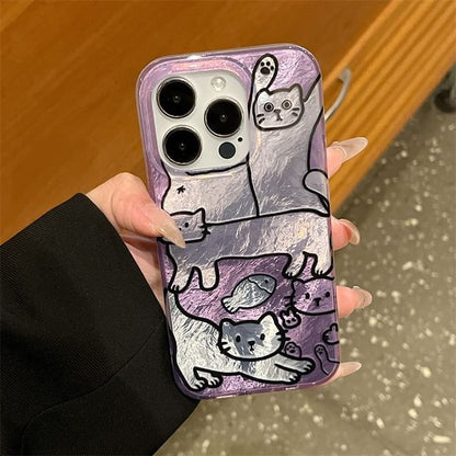 Stand Case Set Phone Cat /