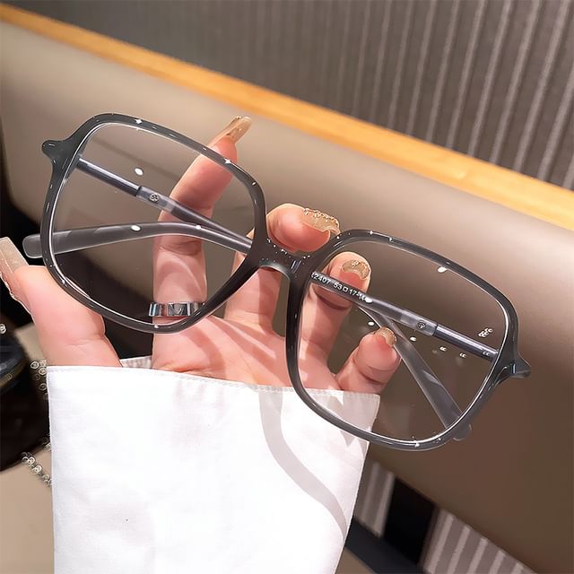 Light Blocking Glasses Square Blue