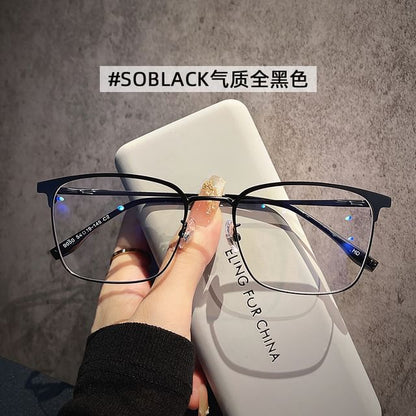 Blocking Glasses Light Blue Square