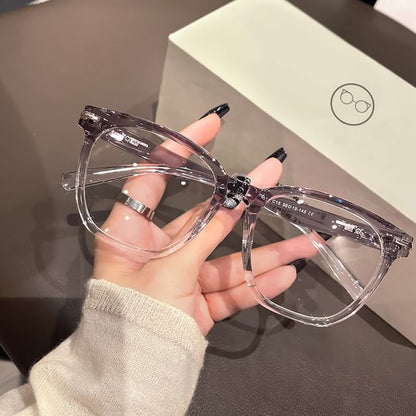 Light Square Blocking Blue Glasses