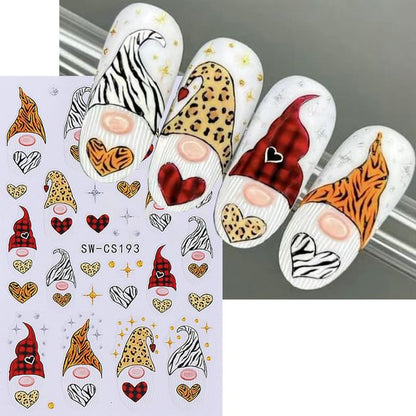 Elf Nail Art Stickers (Various Designs)