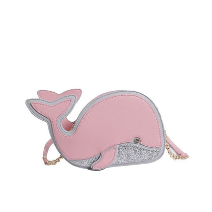 Faux Leather Dolphin Bag Crossbody
