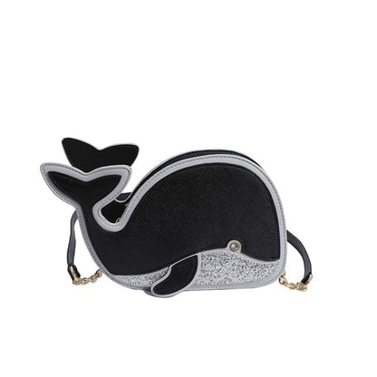 Faux Leather Dolphin Bag Crossbody